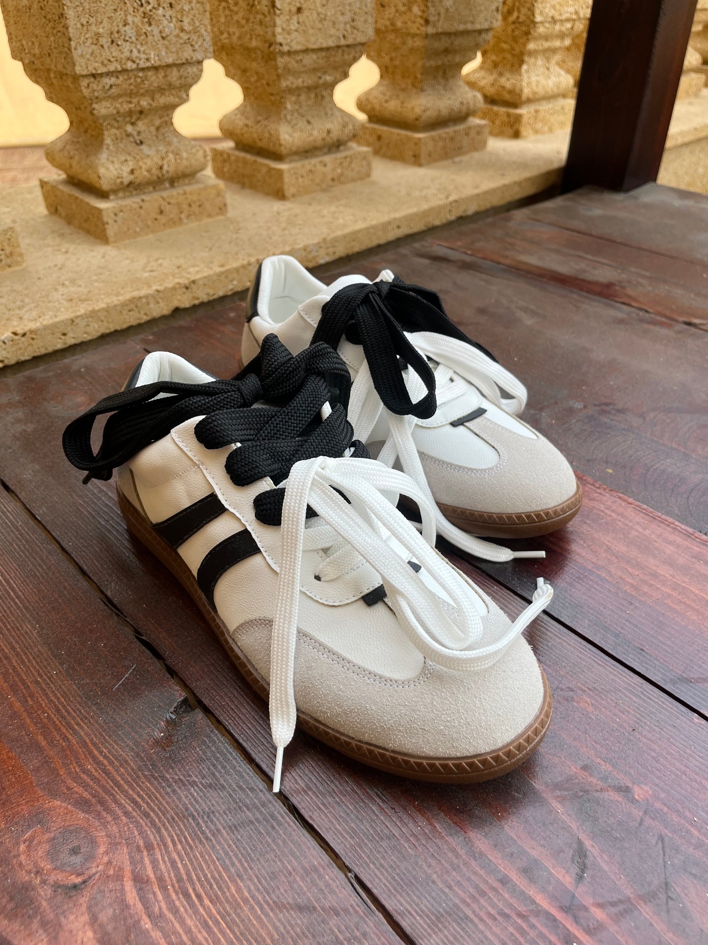 Black X White Kuji Sneakers