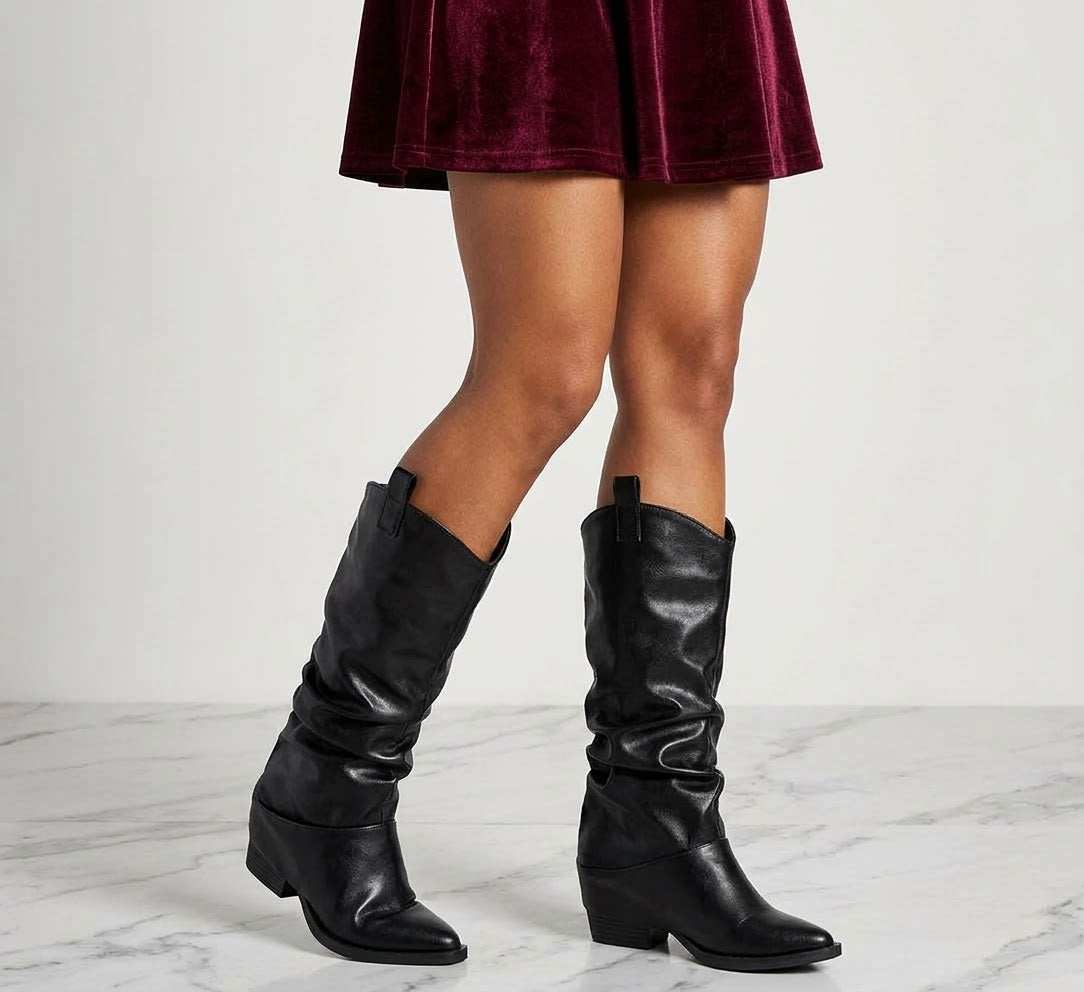 Brown Slouchy Boots