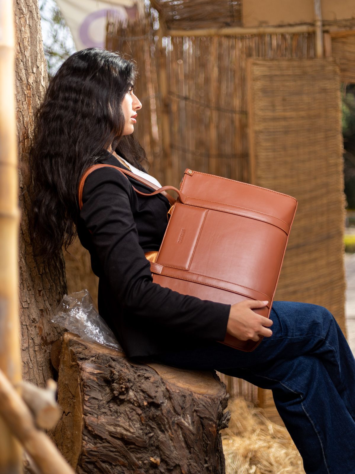 Camel Work Bag