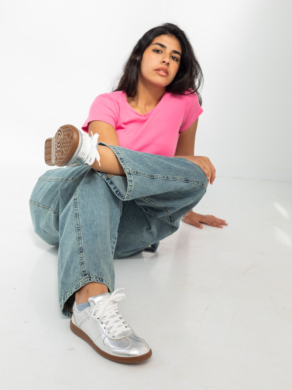 Silver Zira Sneakers