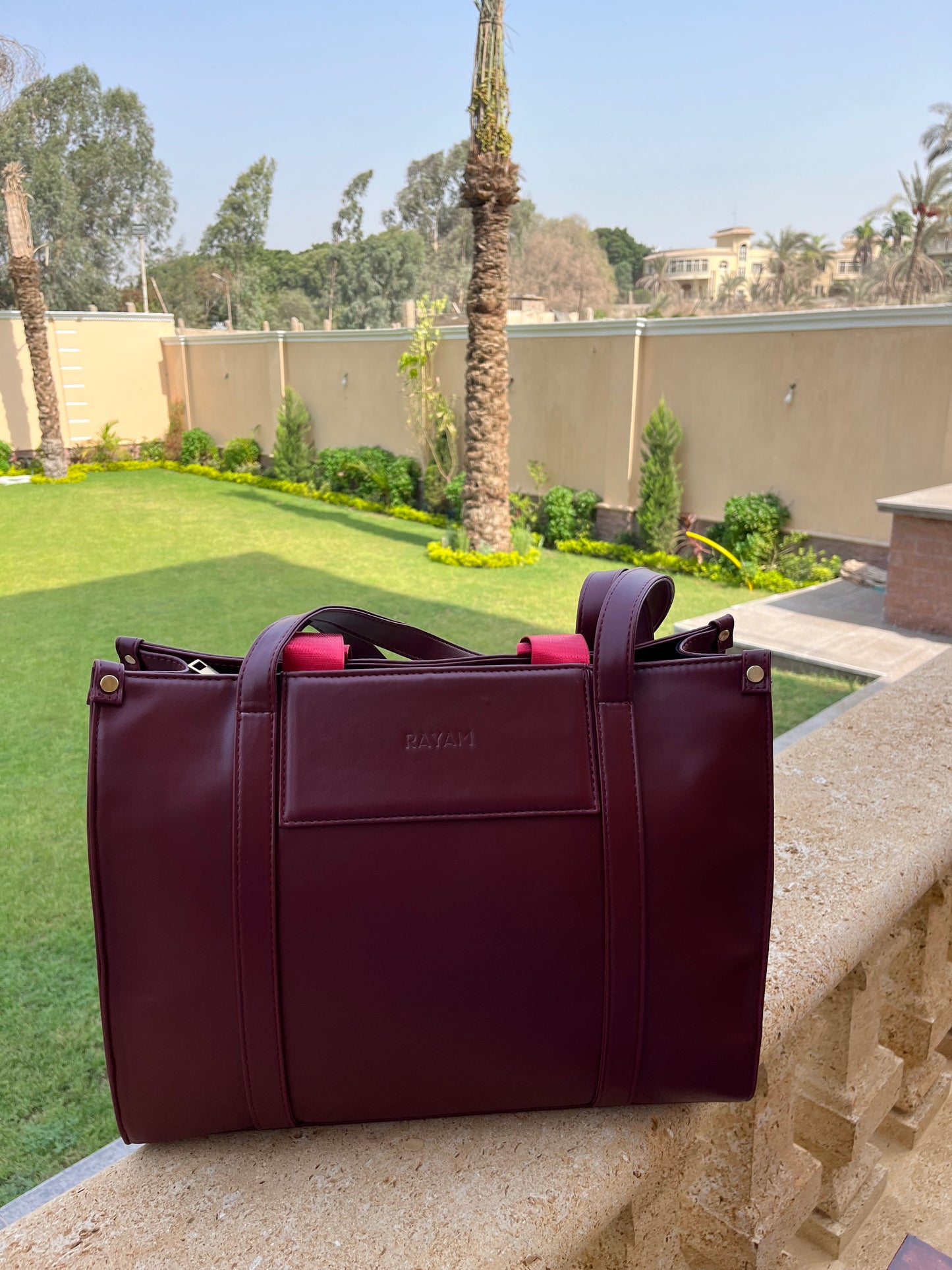 Burgundy Grande Work Bag