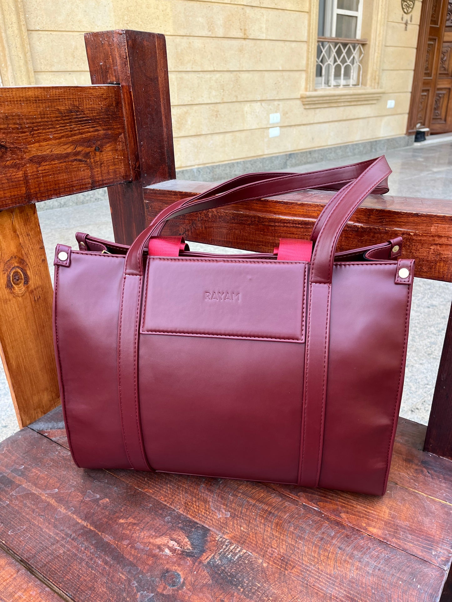 Burgundy Grande Work Bag