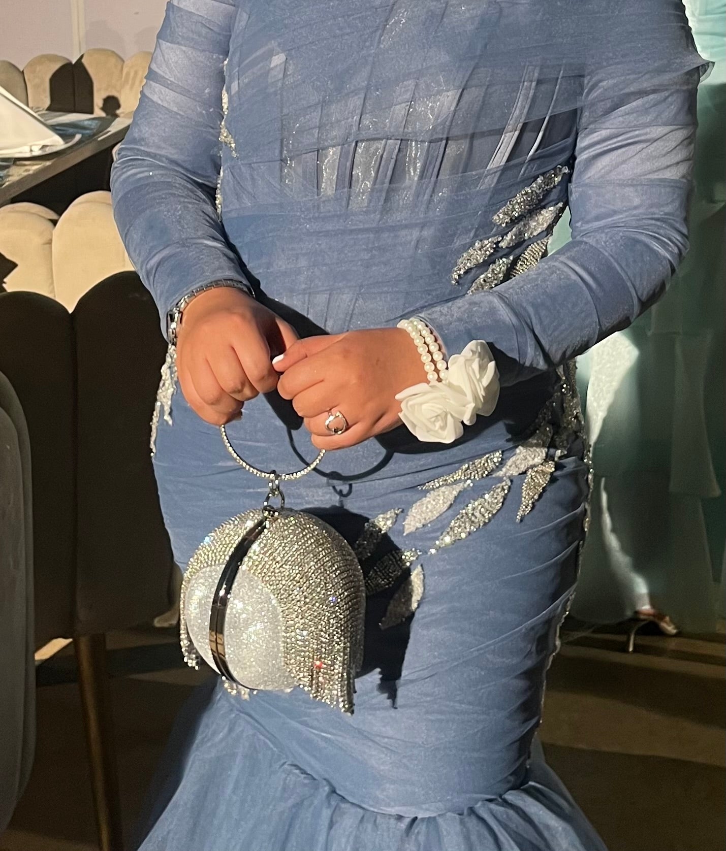 Silver Ball Bag