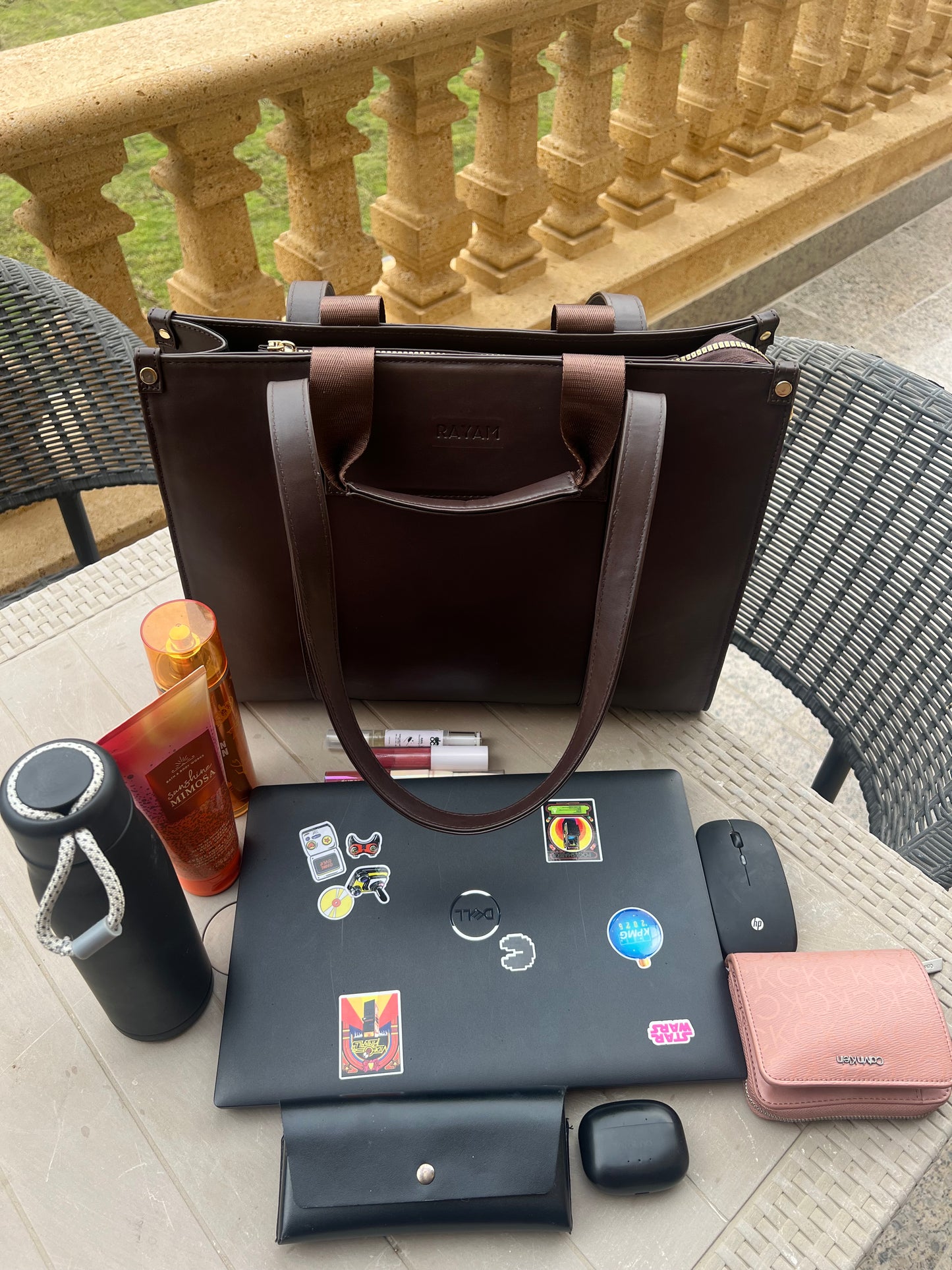 Burgundy Grande Work Bag