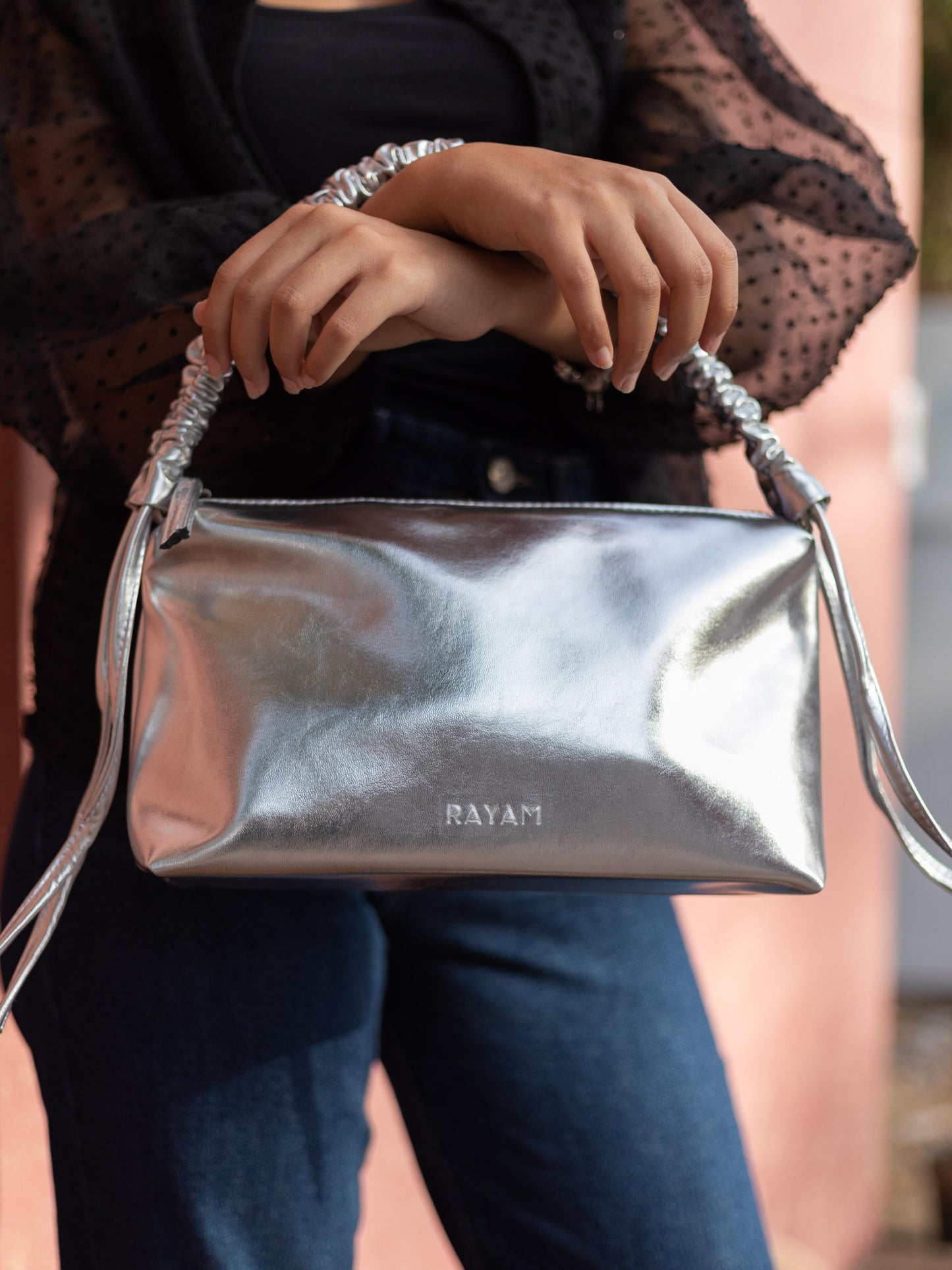 Silver RUFFI Bag