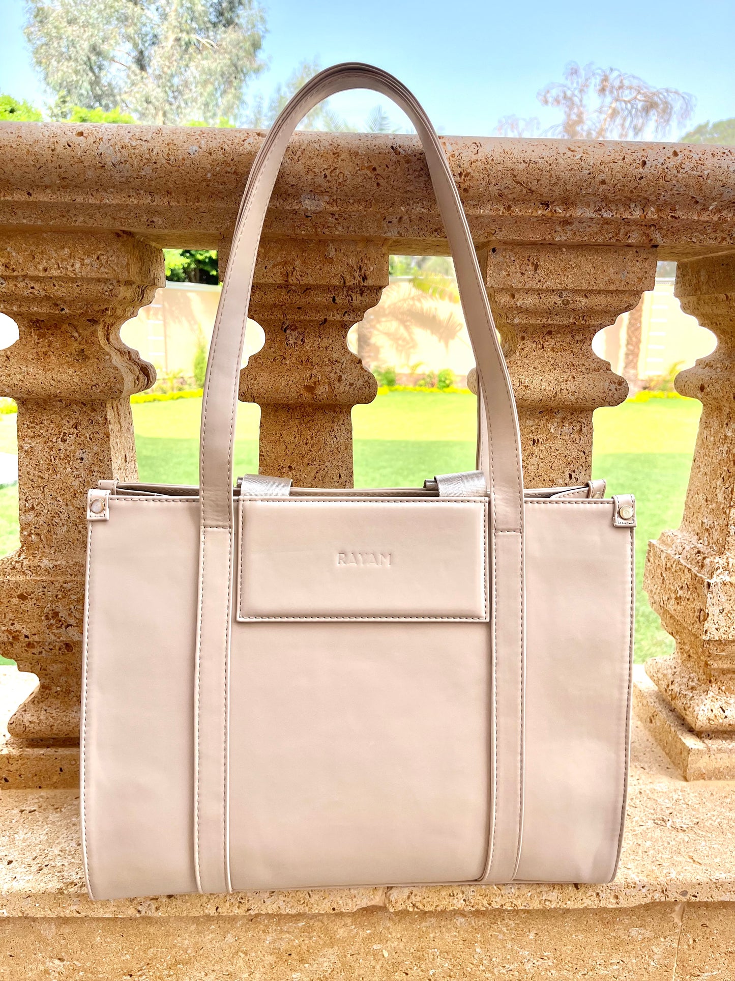 Beige Grande Work Bag