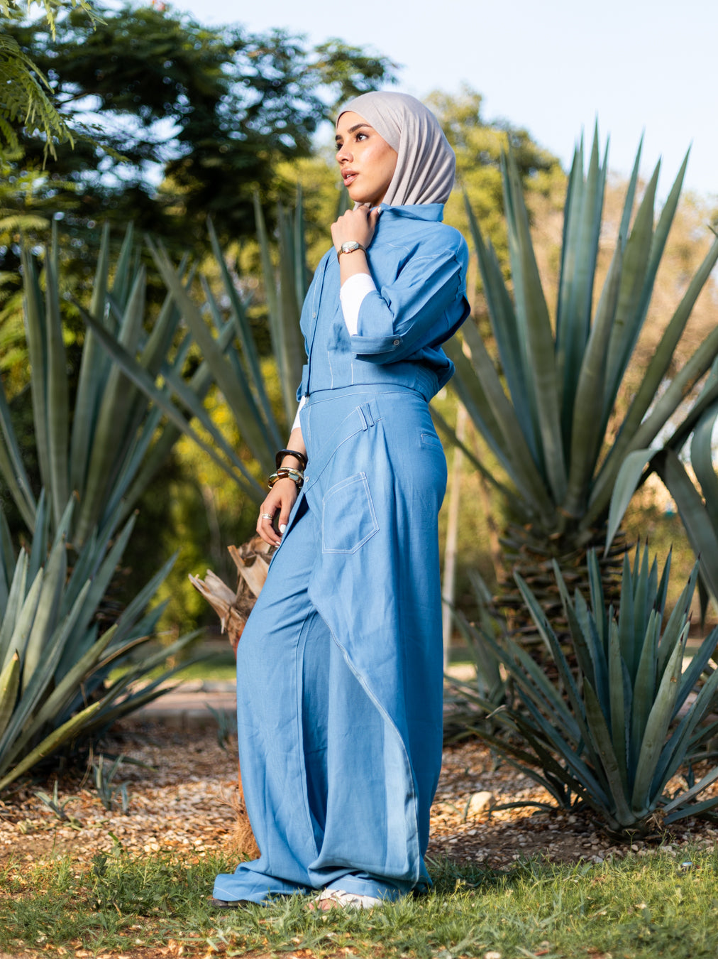 Sky Blue Aura Wrap Set