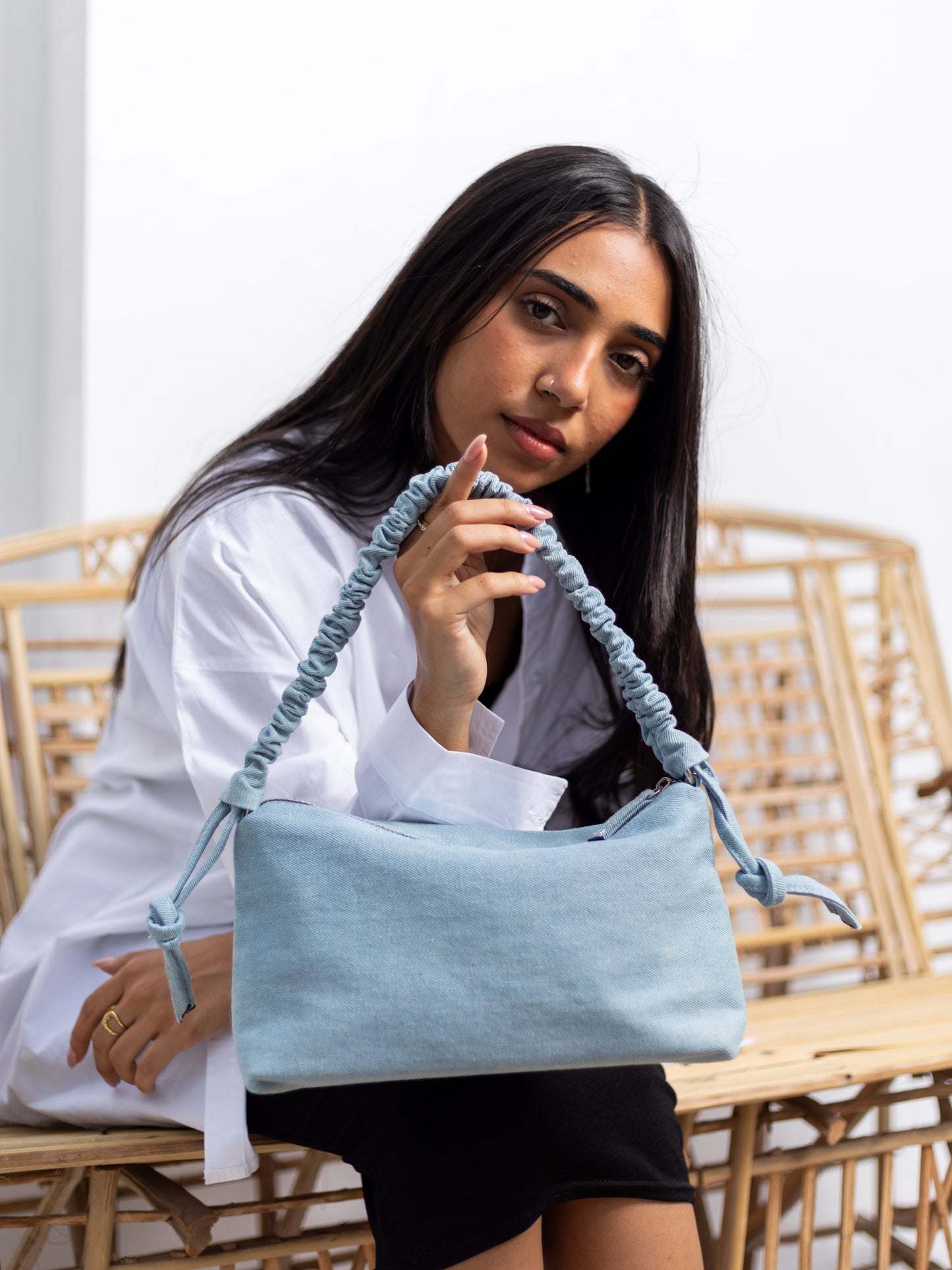 Denim RUFFI Bag