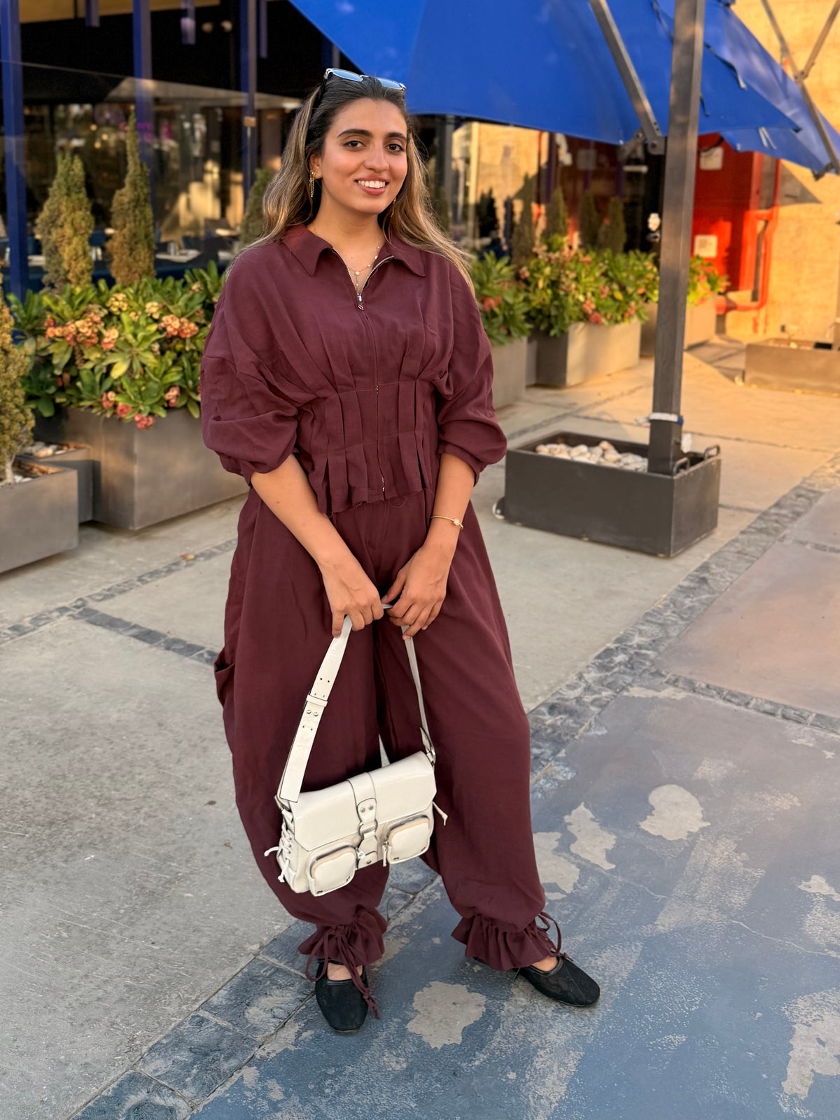 Maroon Flow Set