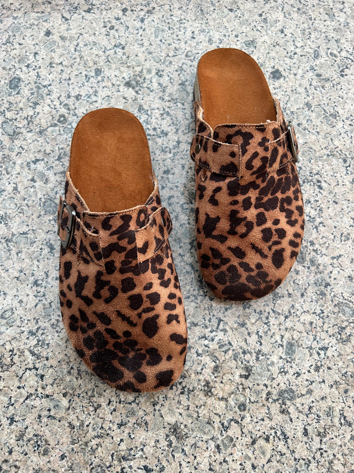 Leopard Clogs