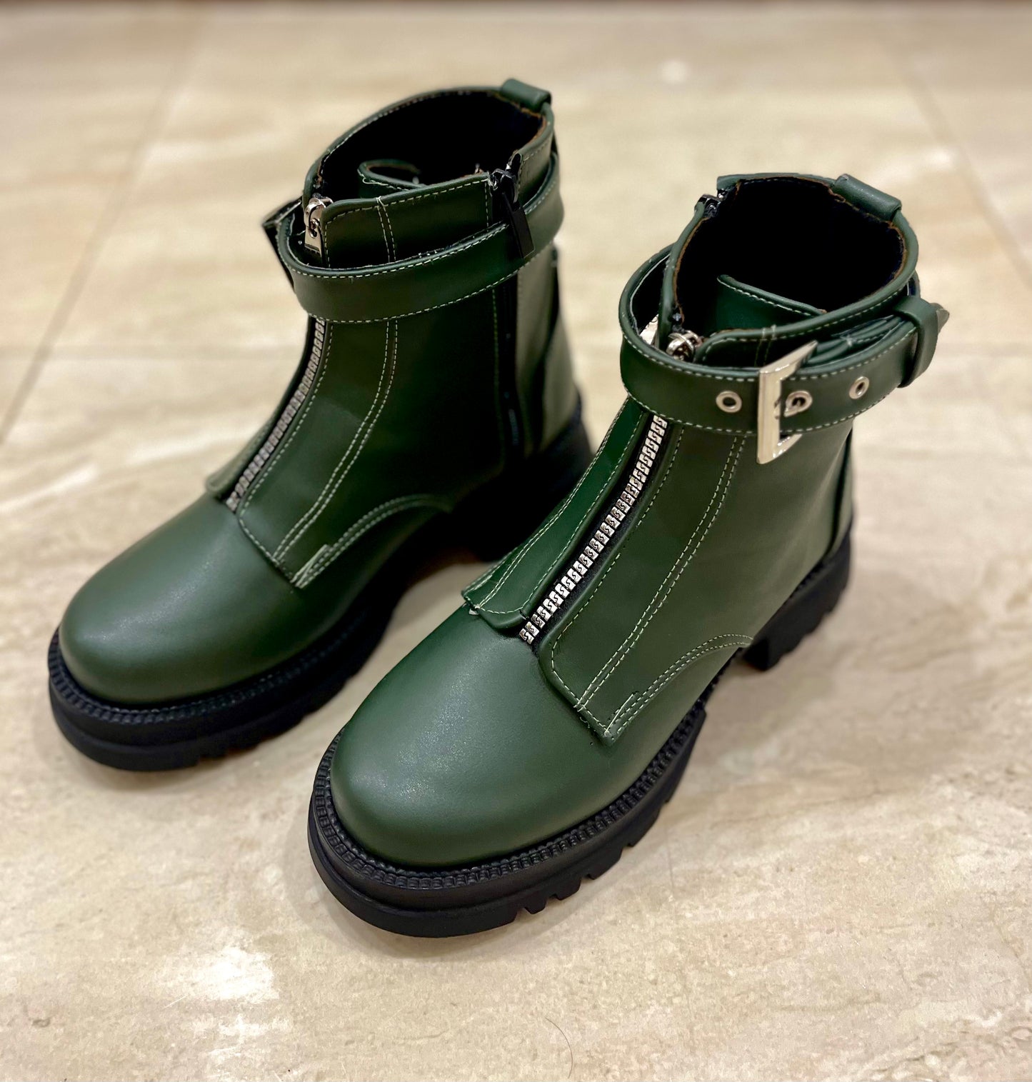 Olive Jeva Boots