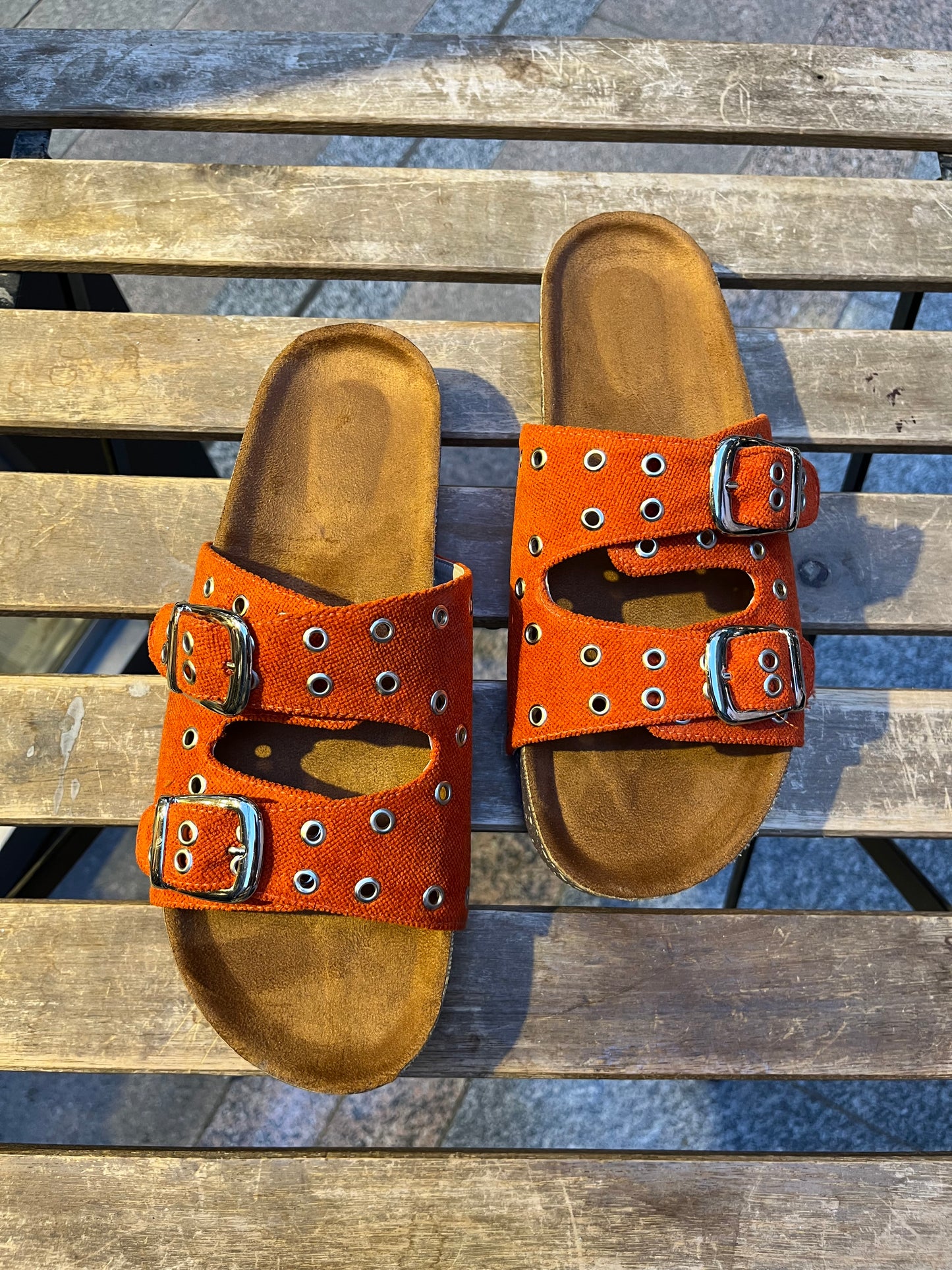 Orange Belt Slippers