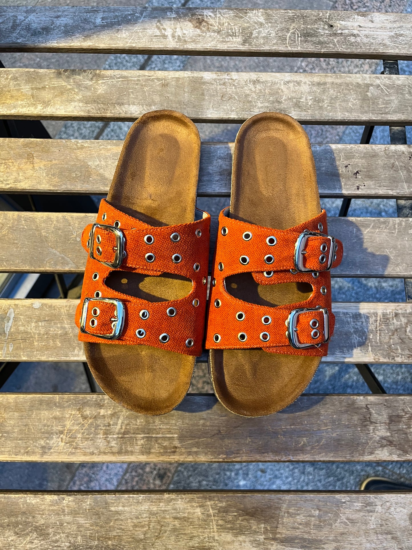 Orange Belt Slippers