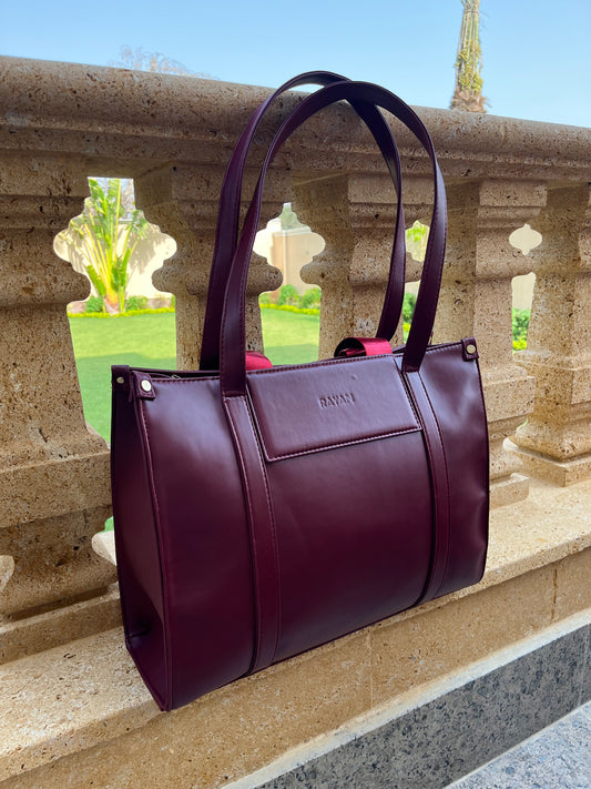 Burgundy Grande Work Bag