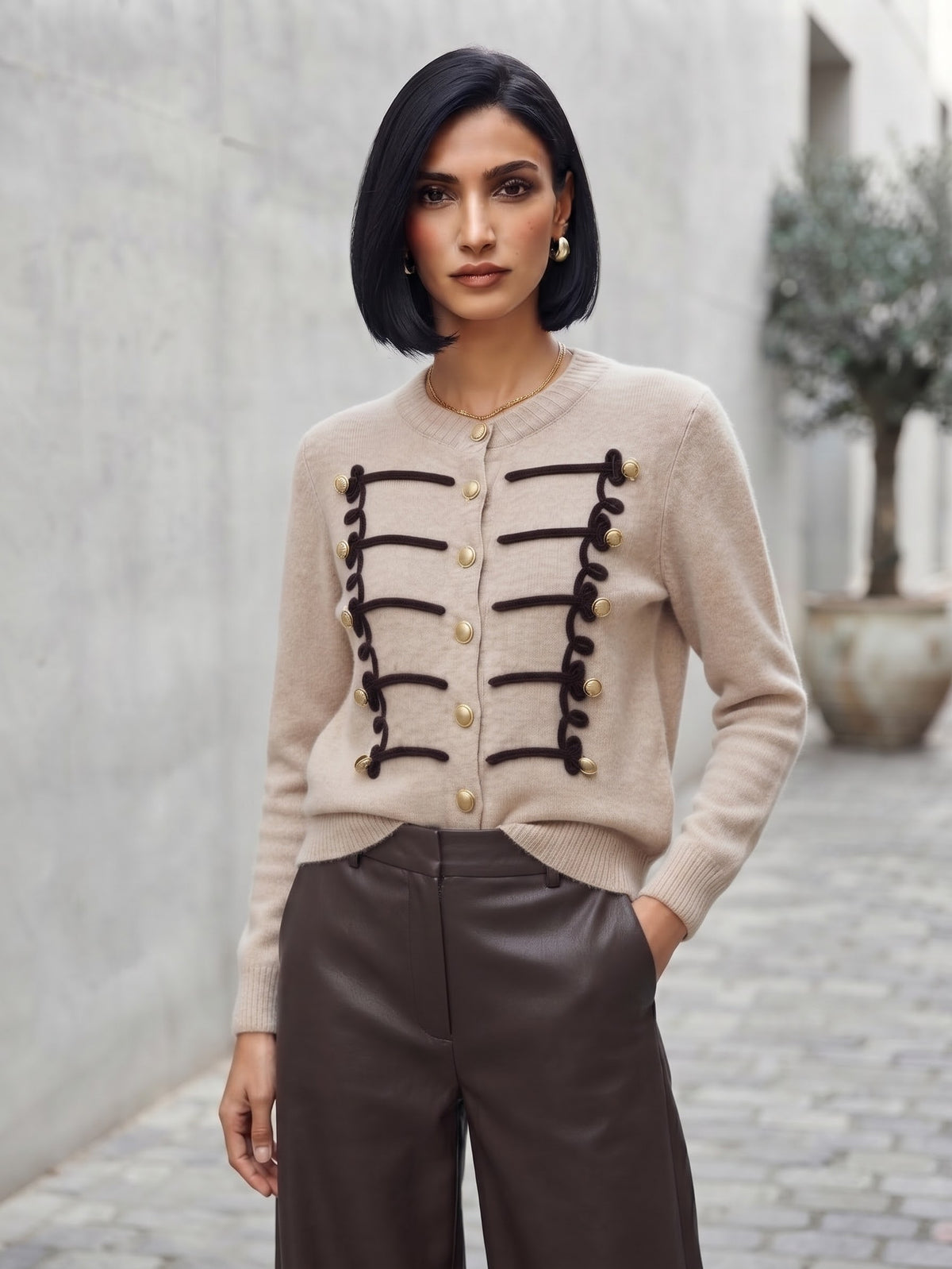 The Tailored-Braid Knit