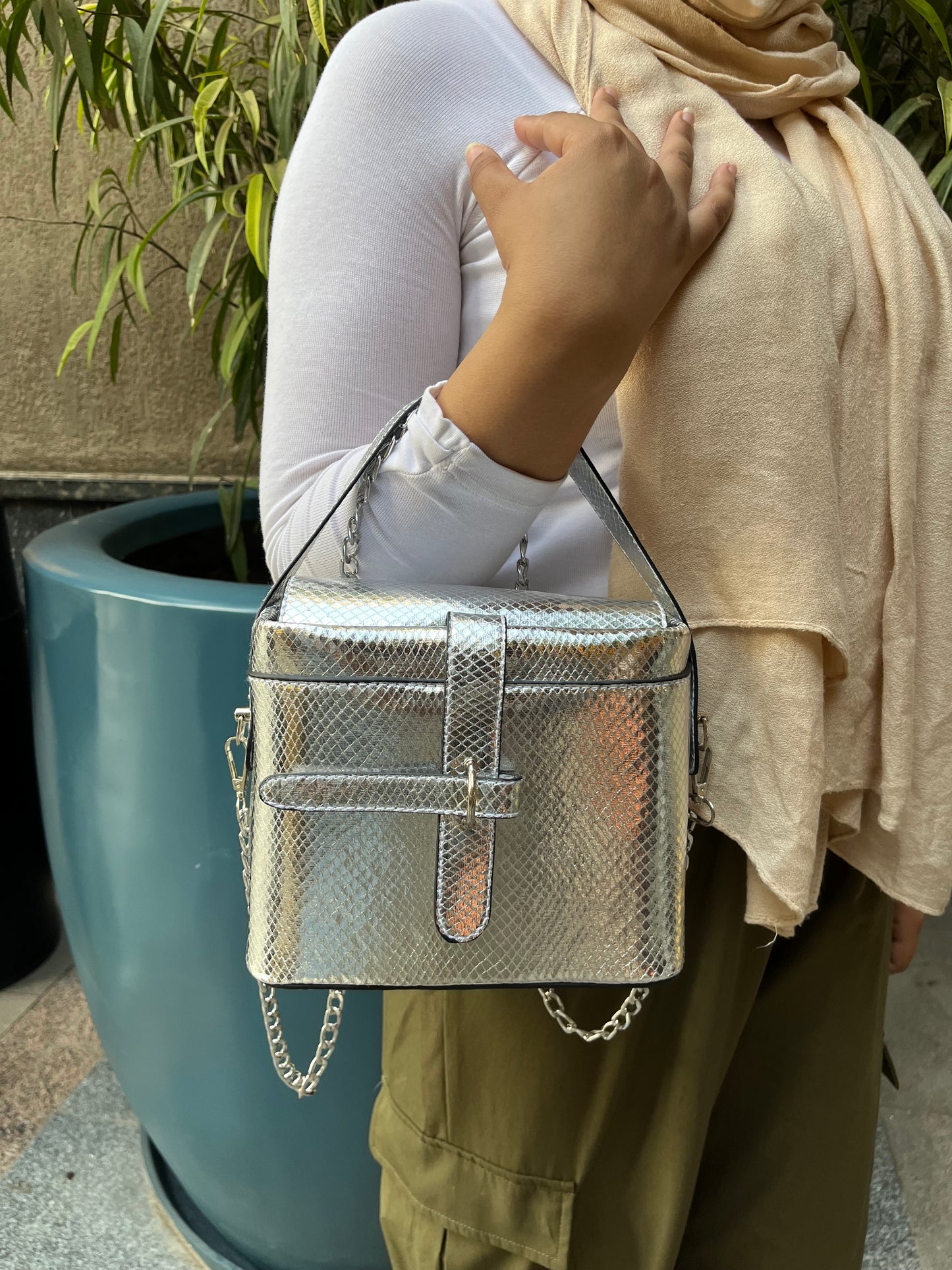 Silver DIVA Bag