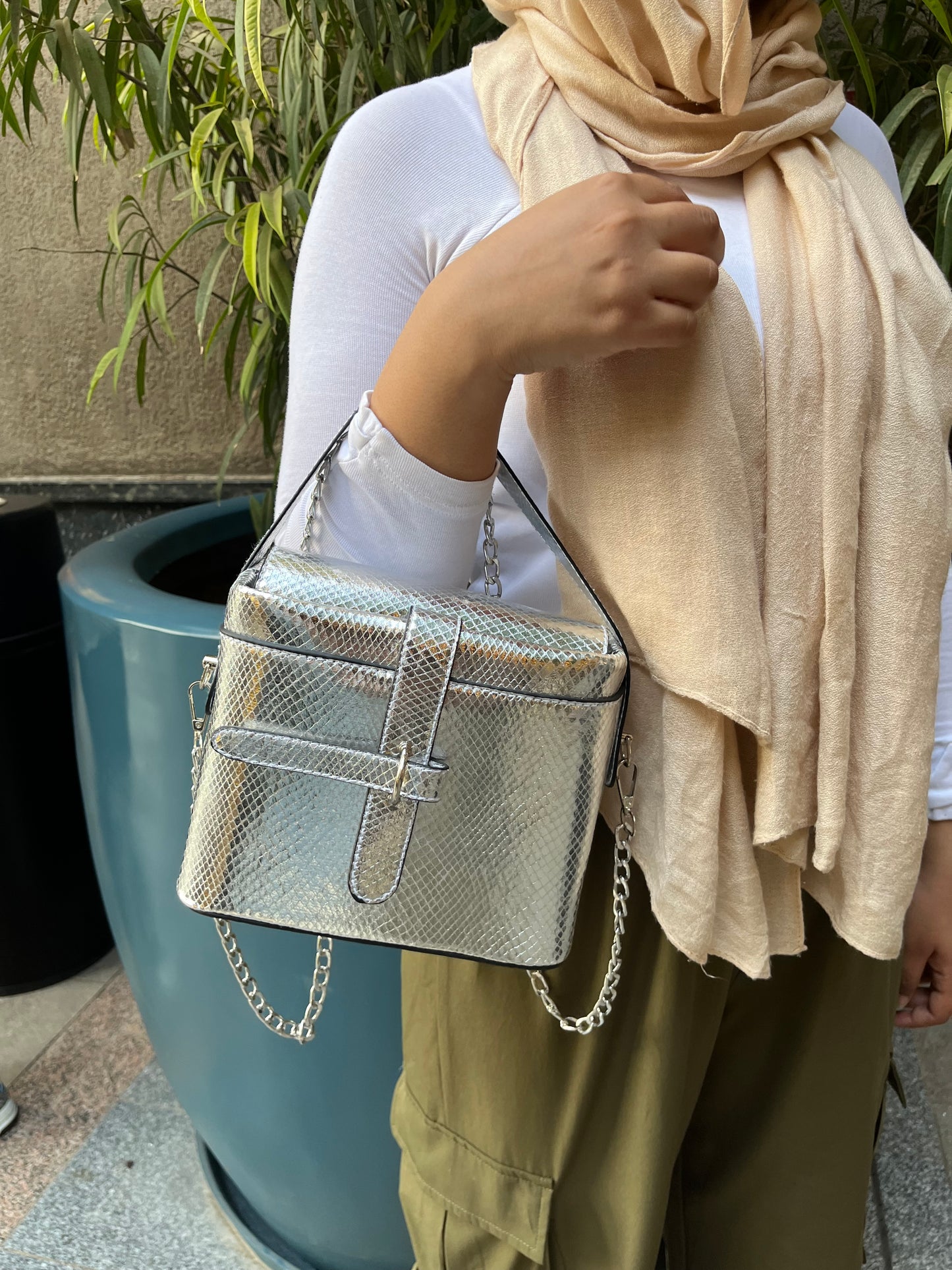 Silver DIVA Bag