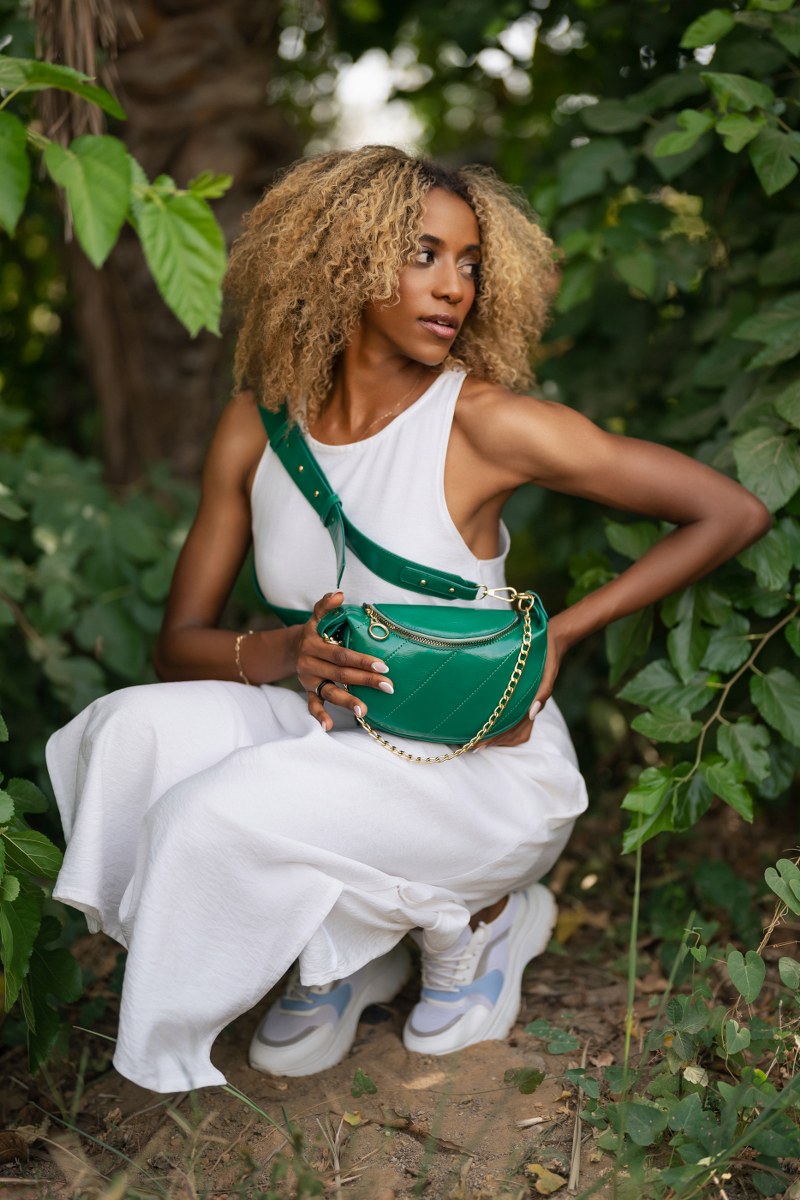 Green Insola Fanny pack