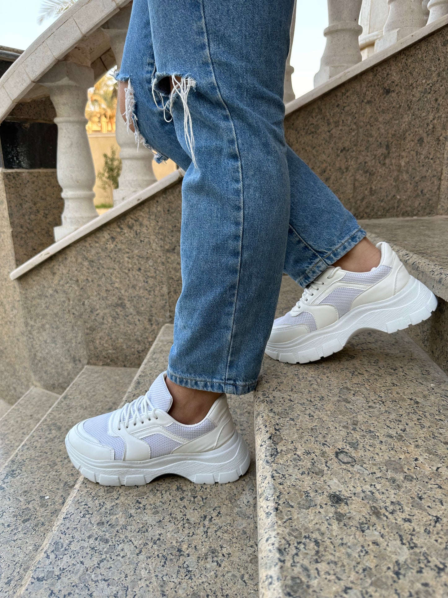 White Astra Sneakers