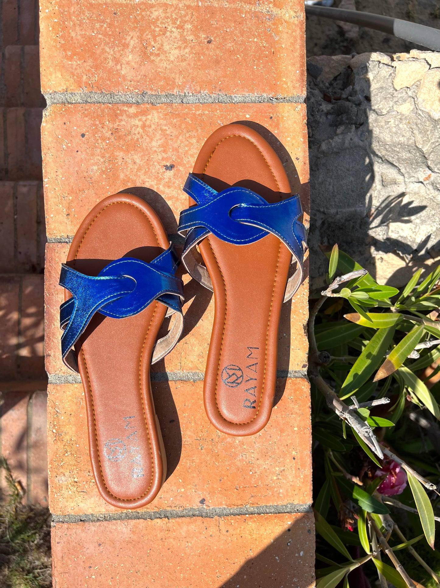 Blue Knotted Slides