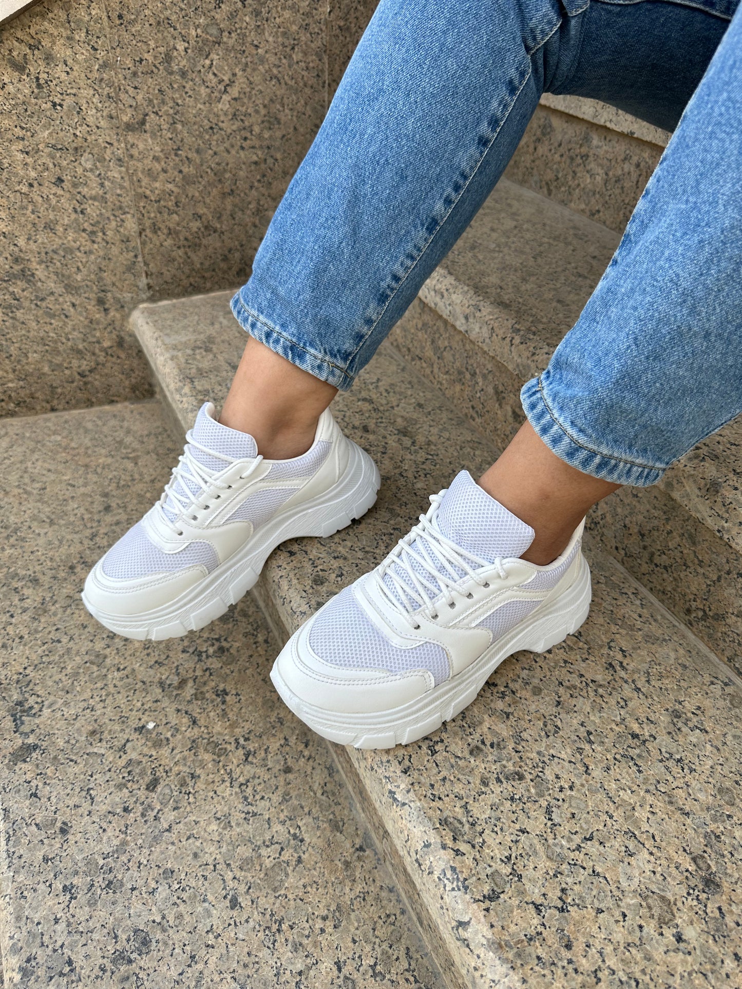 White Astra Sneakers